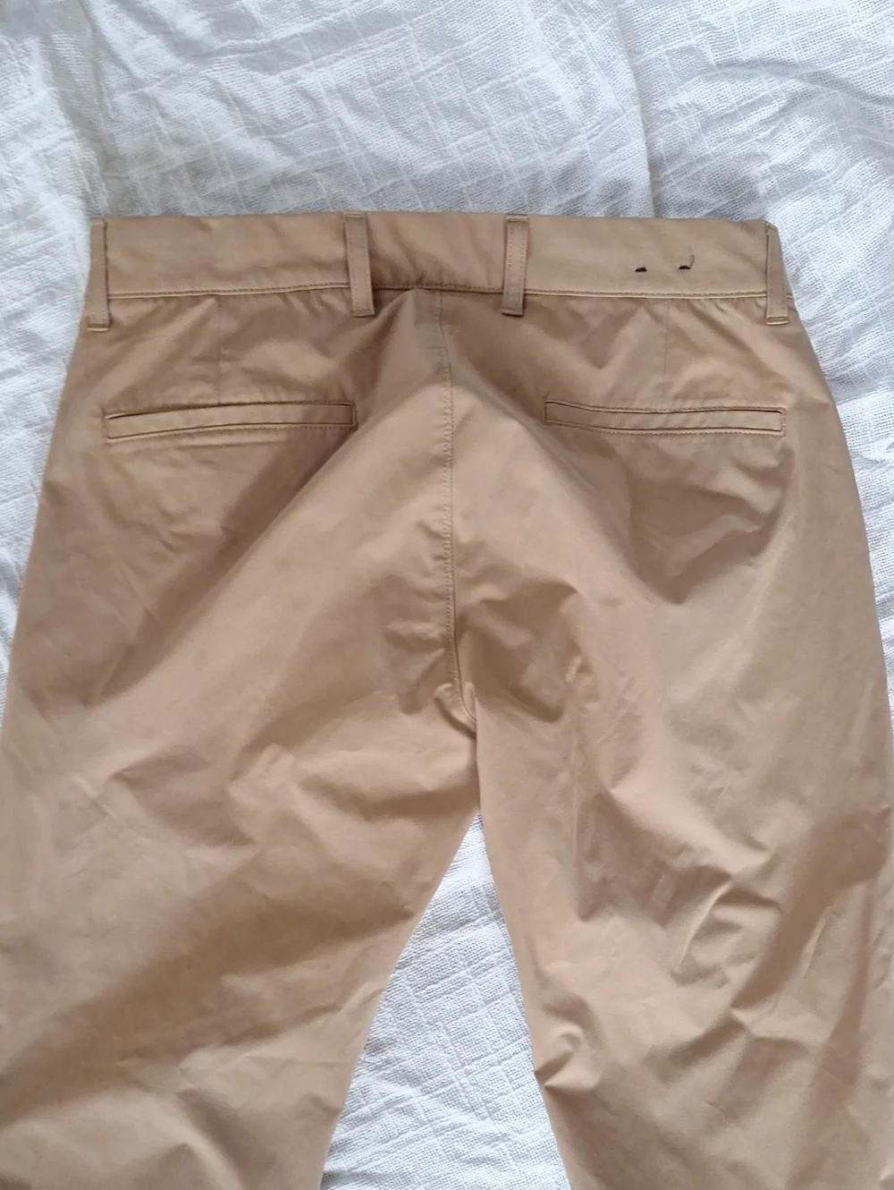 New J.Crew Tech Pants Men 28 30 Beige Slim Chino Performance Golf Casual